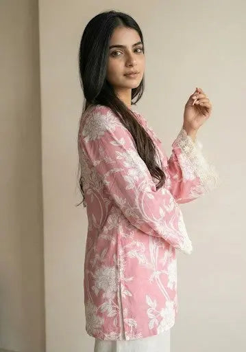 Aahana Bell Sleeves Short Kurti – Kalyanja